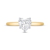 Thumbnail Image 2 of Lab-Created Diamonds by KAY Heart-Shaped Solitaire Engagement Ring 1 ct tw 14K Yellow Gold (F/SI2) (F/SI2)