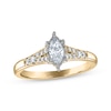Thumbnail Image 0 of Marquise-Cut Diamond Engagement Ring 1/2 ct tw 14K Yellow Gold