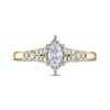 Thumbnail Image 2 of Marquise-Cut Diamond Engagement Ring 1/2 ct tw 14K Yellow Gold