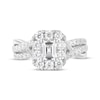 Thumbnail Image 4 of Now + Forever Emerald-Cut Diamond Engagement Ring 1-1/3 ct tw 14K White Gold