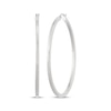 Thumbnail Image 1 of Square Tube Hoop Earrings Sterling Silver 54mm
