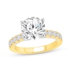 Thumbnail Image 1 of Now + Forever Lab-Grown Diamonds Round-Cut Engagement Ring 3-1/2 ct tw 14K Yellow Gold