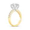 Thumbnail Image 2 of Now + Forever Lab-Grown Diamonds Round-Cut Engagement Ring 3-1/2 ct tw 14K Yellow Gold