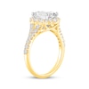 Thumbnail Image 2 of Now + Forever Lab-Grown Diamonds Emerald-Cut Engagement Ring 2-3/4 ct tw 14K Yellow Gold