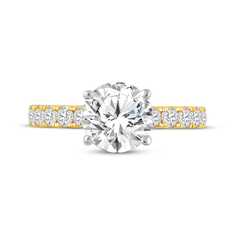 Main Image 3 of Now + Forever Lab-Grown Diamonds Round-Cut Engagement Ring 2-1/2 ct tw 14K Yellow Gold