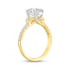 Thumbnail Image 1 of Lab-Created DIamonds by KAY Oval-Cut Engagement Ring 2 ct tw 14K Yellow Gold