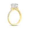 Thumbnail Image 2 of Now + Forever Lab-Grown Diamonds Oval-Cut Engagement Ring 2 ct tw 14K Yellow Gold