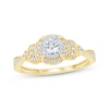 Thumbnail Image 1 of Now + Forever Round-Cut Diamond Vintage-Inspired Engagement Ring 1/2 ct tw 10K Yellow Gold