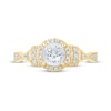 Thumbnail Image 3 of Now + Forever Round-Cut Diamond Vintage-Inspired Engagement Ring 1/2 ct tw 10K Yellow Gold