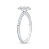 Thumbnail Image 2 of Now + Forever Marquise-Cut Diamond Halo Engagement Ring 1/2 ct tw 14K White Gold