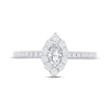 Thumbnail Image 3 of Now + Forever Marquise-Cut Diamond Halo Engagement Ring 1/2 ct tw 14K White Gold