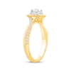 Thumbnail Image 2 of Now + Forever Round-Cut Diamond Double Halo Engagement Ring 7/8 ct tw 14K Yellow Gold