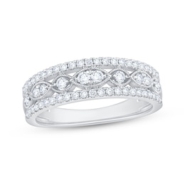 Now + Forever Diamond Anniversary Ring 1/2 ct tw 14K White Gold