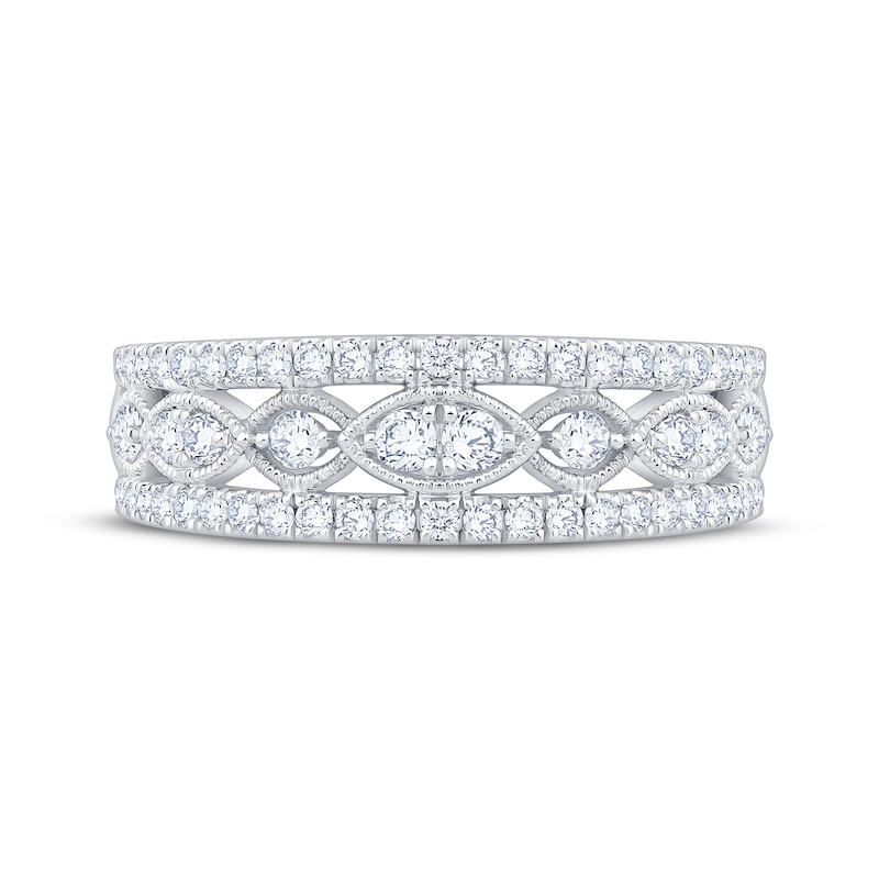 Main Image 3 of Now + Forever Diamond Anniversary Ring 1/2 ct tw 14K White Gold