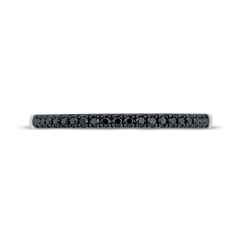 Main Image 3 of Now + Forever Black Diamond Anniversary Ring 1/8 ct tw 14K White Gold