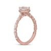 Thumbnail Image 2 of Neil Lane Premiere Oval-Cut Diamond Halo Engagement Ring 1-1/2 ct tw 14K Rose Gold