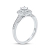 Thumbnail Image 2 of Now + Forever Princess-Cut Diamond Vintage-Style Engagement Ring 1/2 ct tw 14K White Gold