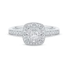Thumbnail Image 3 of Now + Forever Princess-Cut Diamond Vintage-Style Engagement Ring 1/2 ct tw 14K White Gold