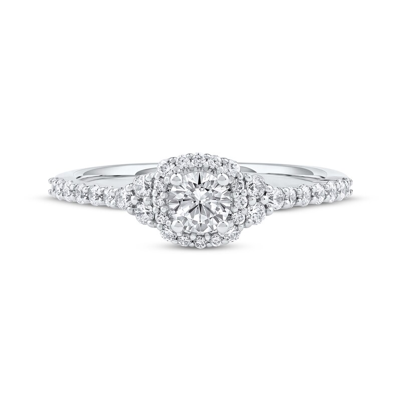 Main Image 3 of Now + Forever Round-Cut Diamond Engagement Ring 3/4 ct tw 14K White Gold