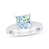 Thumbnail Image 0 of THE LEO First Light Diamond Princess-Cut Engagement Ring 3-1/2 ct tw 14K White Gold