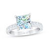 Thumbnail Image 1 of THE LEO First Light Diamond Princess-Cut Engagement Ring 3-1/2 ct tw 14K White Gold
