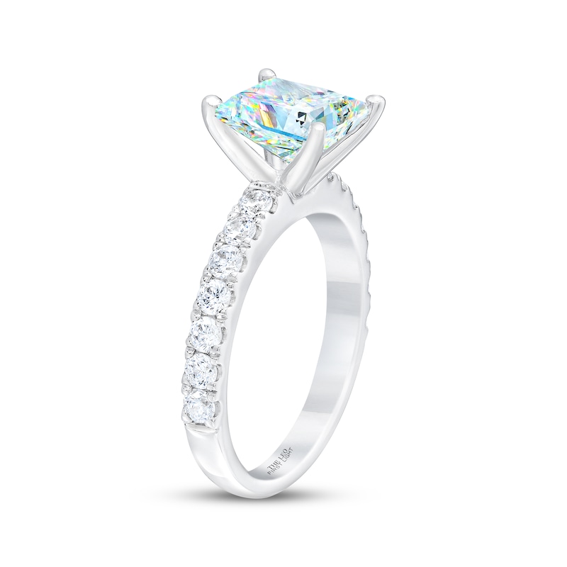 Main Image 2 of THE LEO First Light Diamond Princess-Cut Engagement Ring 3-1/2 ct tw 14K White Gold