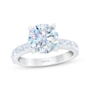 Thumbnail Image 0 of THE LEO First Light Diamond Round-Cut Engagement Ring 3-1/2 ct tw 14K White Gold