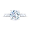 Thumbnail Image 2 of THE LEO First Light Diamond Round-Cut Engagement Ring 3-1/2 ct tw 14K White Gold