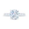 Thumbnail Image 3 of THE LEO First Light Diamond Round-Cut Engagement Ring 3-1/2 ct tw 14K White Gold