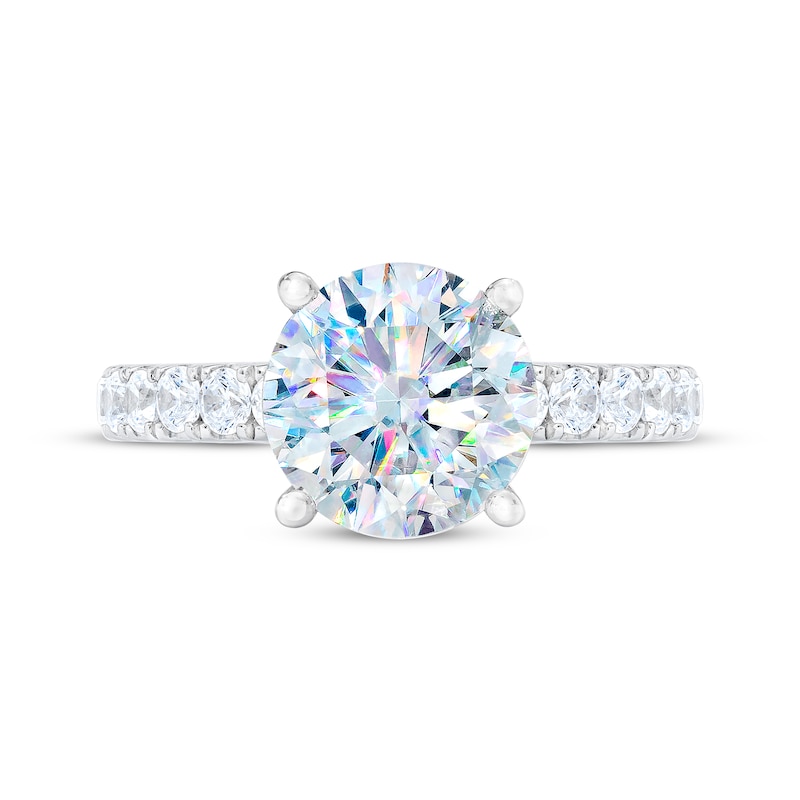 Main Image 3 of THE LEO First Light Diamond Round-Cut Engagement Ring 3-1/2 ct tw 14K White Gold