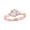 Thumbnail Image 1 of Now + Forever Round-Cut Diamond Double Halo Engagement Ring 3/4 ct tw 14K Rose Gold
