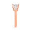 Thumbnail Image 2 of Now + Forever Lab-Grown Diamonds Marquise-Cut Seven-Stone Anniversary Ring 1 ct tw 14K Rose Gold