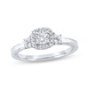 Thumbnail Image 1 of Now + Forever Round-Cut Diamond Double Halo Engagement Ring 3/4 ct tw 14K White Gold