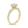 Thumbnail Image 2 of Now + Forever Round-Cut Diamond Halo Engagement Ring 3/4 ct tw 14K Yellow Gold