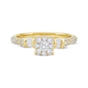 Thumbnail Image 3 of Now + Forever Round-Cut Diamond Halo Engagement Ring 3/4 ct tw 14K Yellow Gold