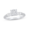 Thumbnail Image 1 of Now + Forever Round-Cut Diamond Halo Engagement Ring 3/4 ct tw 14K White Gold