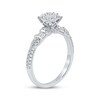 Thumbnail Image 2 of Now + Forever Round-Cut Diamond Halo Engagement Ring 3/4 ct tw 14K White Gold