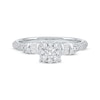 Thumbnail Image 3 of Now + Forever Round-Cut Diamond Halo Engagement Ring 3/4 ct tw 14K White Gold