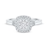 Thumbnail Image 3 of Now + Forever Round-Cut Diamond Halo Engagement Ring 3/4 ct tw 14K White Gold