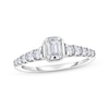 Thumbnail Image 1 of Now + Forever Emerald-Cut Diamond Engagement Ring 1/2 ct tw 10K White Gold