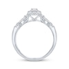 Thumbnail Image 3 of Now + Forever Round-Cut Diamond Flower Halo Engagement Ring 1/2 ct tw 14K White Gold