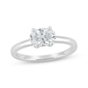 Thumbnail Image 1 of Now + Forever Lab-Grown Diamonds East West Oval-Cut Solitaire Engagement Ring 1 ct tw 14K White Gold (F/SI2)