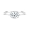 Thumbnail Image 3 of Now + Forever Lab-Grown Diamonds Oval-Cut Solitaire Engagement Ring 1-1/2 ct tw 14K White Gold (F/SI2)