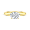 Thumbnail Image 3 of Now + Forever Lab-Grown Diamonds Oval-Cut Solitaire Engagement Ring 1-1/2 ct tw 14K Yellow Gold (F/SI2)