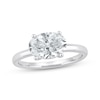 Thumbnail Image 1 of Now + Forever Lab-Grown Diamonds Oval-Cut Solitaire Engagement Ring 2 ct tw 14K White Gold (F/SI2)
