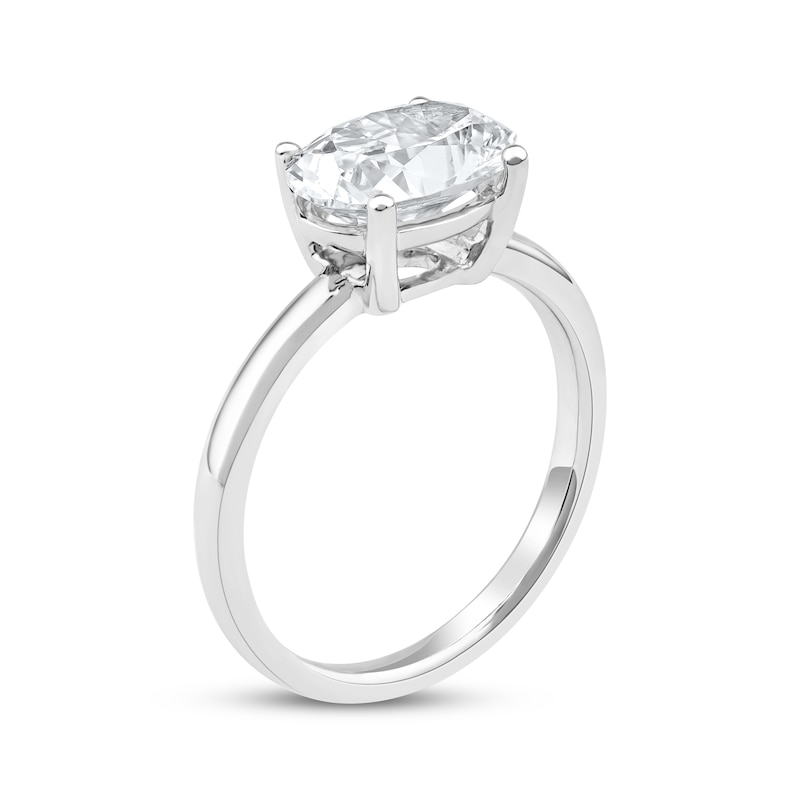 Main Image 2 of Now + Forever Lab-Grown Diamonds Oval-Cut Solitaire Engagement Ring 2 ct tw 14K White Gold (F/SI2)