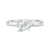 Thumbnail Image 3 of Now + Forever Lab-Grown Diamonds East West Pear-Shaped Solitaire Engagement Ring 1 ct tw 14K White Gold (F/SI2)