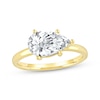 Thumbnail Image 1 of Now + Forever Lab-Grown Diamonds Pear-Shaped Solitaire Engagement Ring 2 ct tw 14K Yellow Gold (F/SI2)