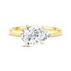 Thumbnail Image 3 of Now + Forever Lab-Grown Diamonds Pear-Shaped Solitaire Engagement Ring 2 ct tw 14K Yellow Gold (F/SI2)