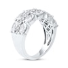 Thumbnail Image 1 of Lab-Created Diamonds by KAY Oval & Round-Cut Anniversary Ring 2-3/4 ct tw 14K White Gold
